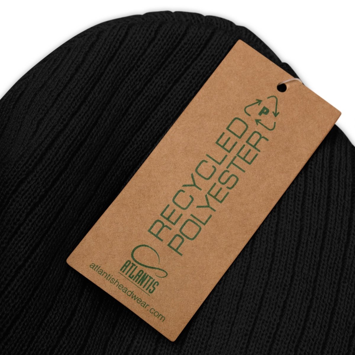 Sustainable 'We Do Recover' Ribbed Knit Beanie Hat - Eco-Friendly Winter Warmth for Men & Women - Perfect for Outdoor Activities, Hiking, and Cold Weather Fashion