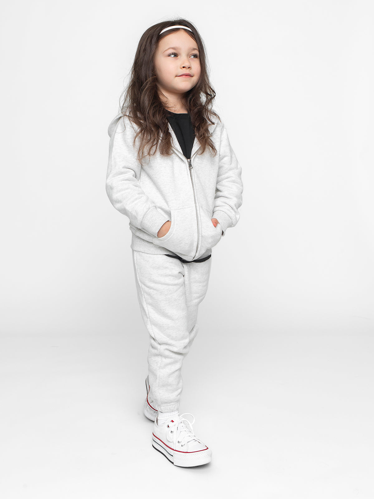 Classic Zip-Up Hoodie for Men & Women - Light Heather Grey Pullover for Casual Wear, Gym, and Outdoor Activities