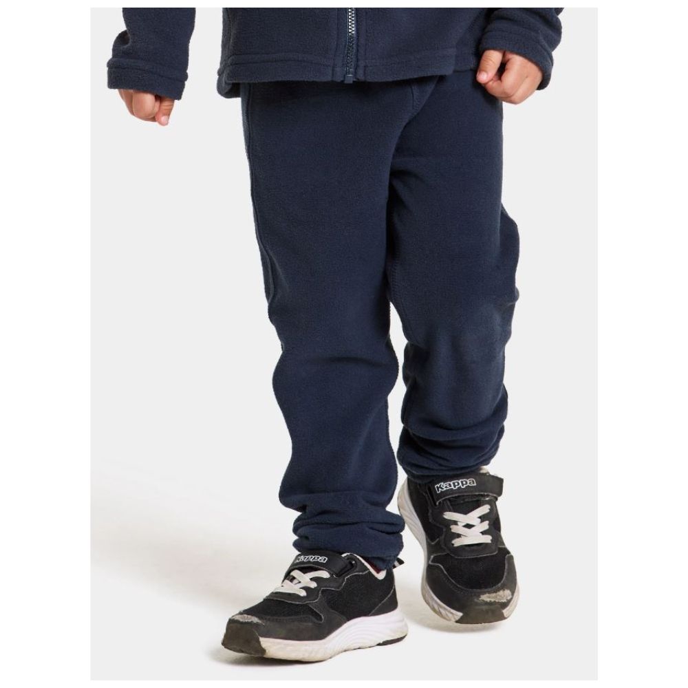 Didriksons Monte Fleece Pants for Men & Women - Navy Blue Winter Warm Fleece-Lined Trousers (EU Size 80) - Perfect for Outdoor Activities, Hiking & Casual Wear