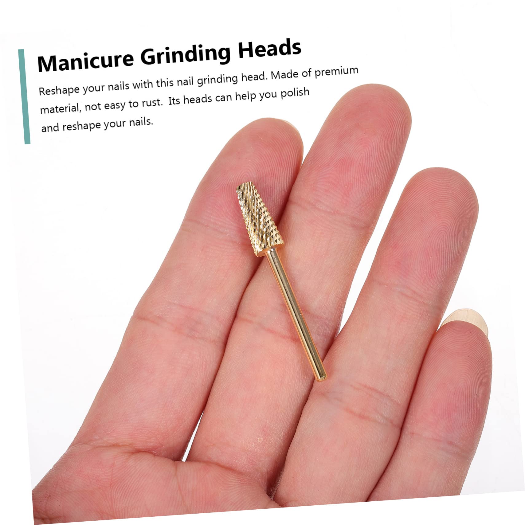Minkissy Nail Drill Bits for Manicure & Pedicure - Professional Nail Polishing & Grinding Heads for Acrylic, Gel, and Natural Nails - Perfect for Nail Art, Salon, and Home Use