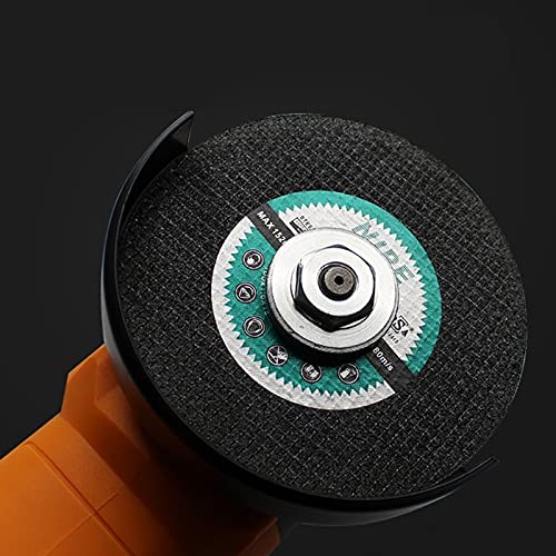 2Pcs M14 Thread Angle Grinder Flange Nut Set - 14mm Spindle Thread Replacement Parts for Power Tools - Perfect for Metal Cutting, Grinding & DIY Projects