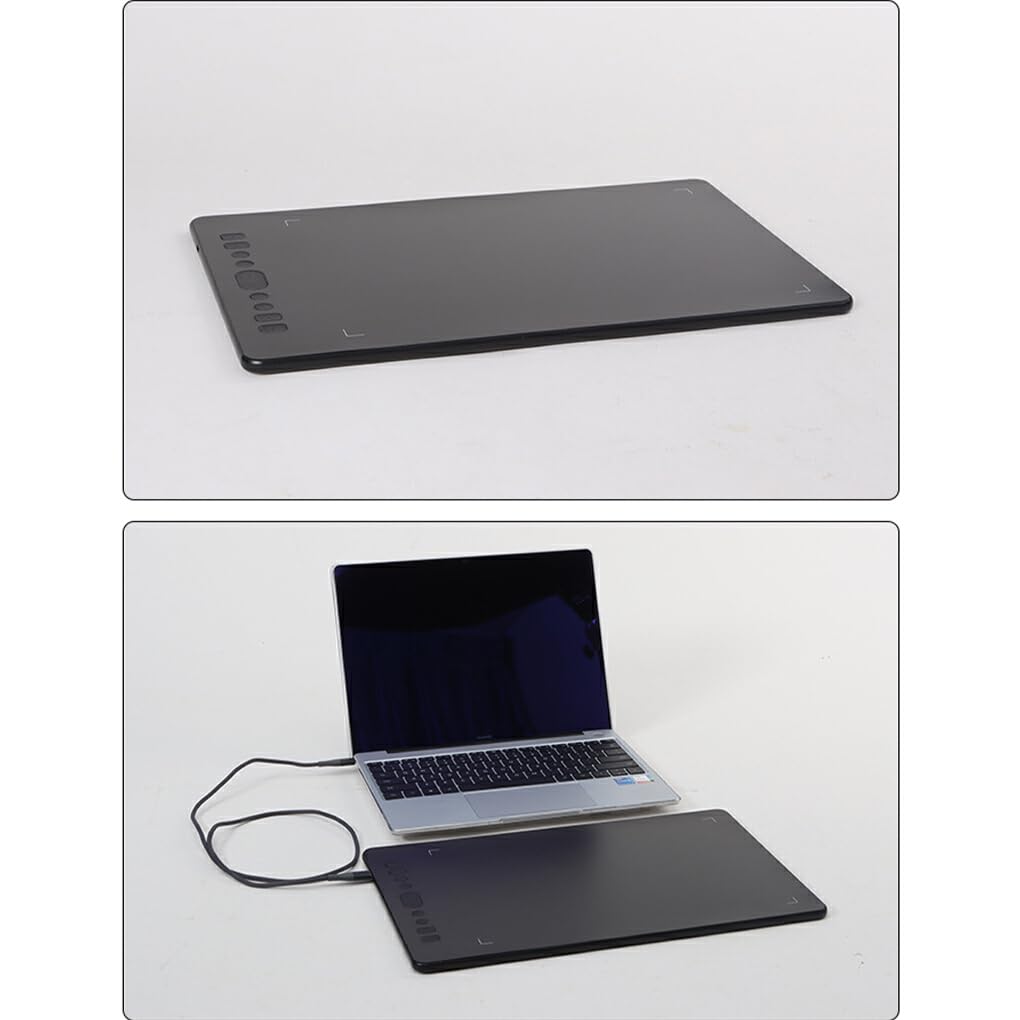 10mm Lightweight Graphic Drawing Tablet for Artists & Designers - 6 Inch Digital Pen Tablet with Inspiroy Stylus & 6 Shortcut Keys - Perfect for Digital Art, Animation, Online Teaching & Remote Work