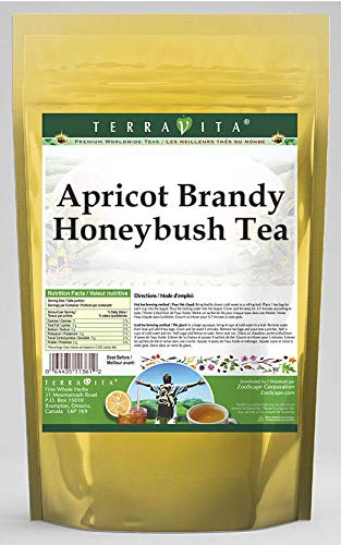 Organic Apricot Brandy Honeybush Tea Bags - Caffeine-Free Herbal Tea, 50 Count (3 Pack) - Perfect for Relaxation, Evening Tea & Gift Giving