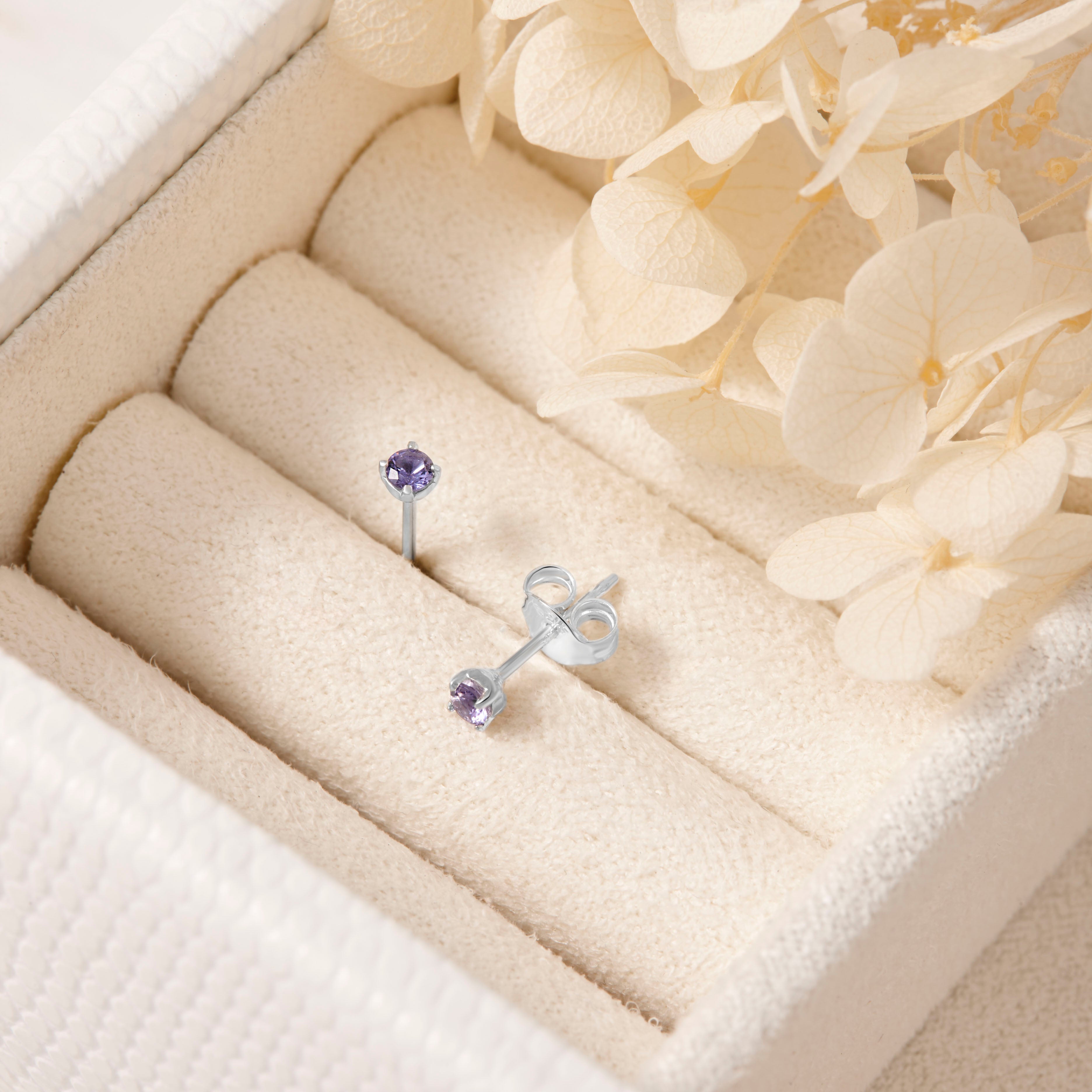 Exquisite Tanzanite Stud Earrings for Women – 14K Gold Plated, Elegant & Durable – Perfect for Weddings, Parties & Everyday Wear