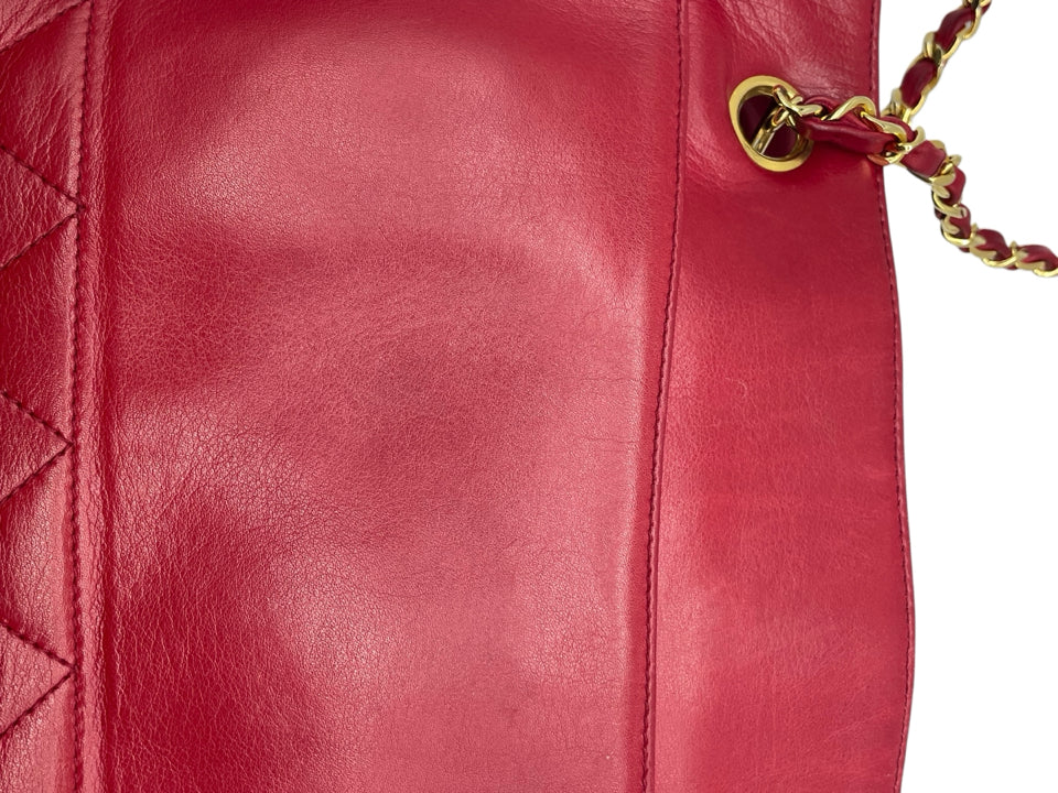 Vintage Chanel Quilted Matelasse Double Chain Shoulder Bag - Authentic Luxury Handbag for Women, Perfect for Parties, Dating & Special Occasions