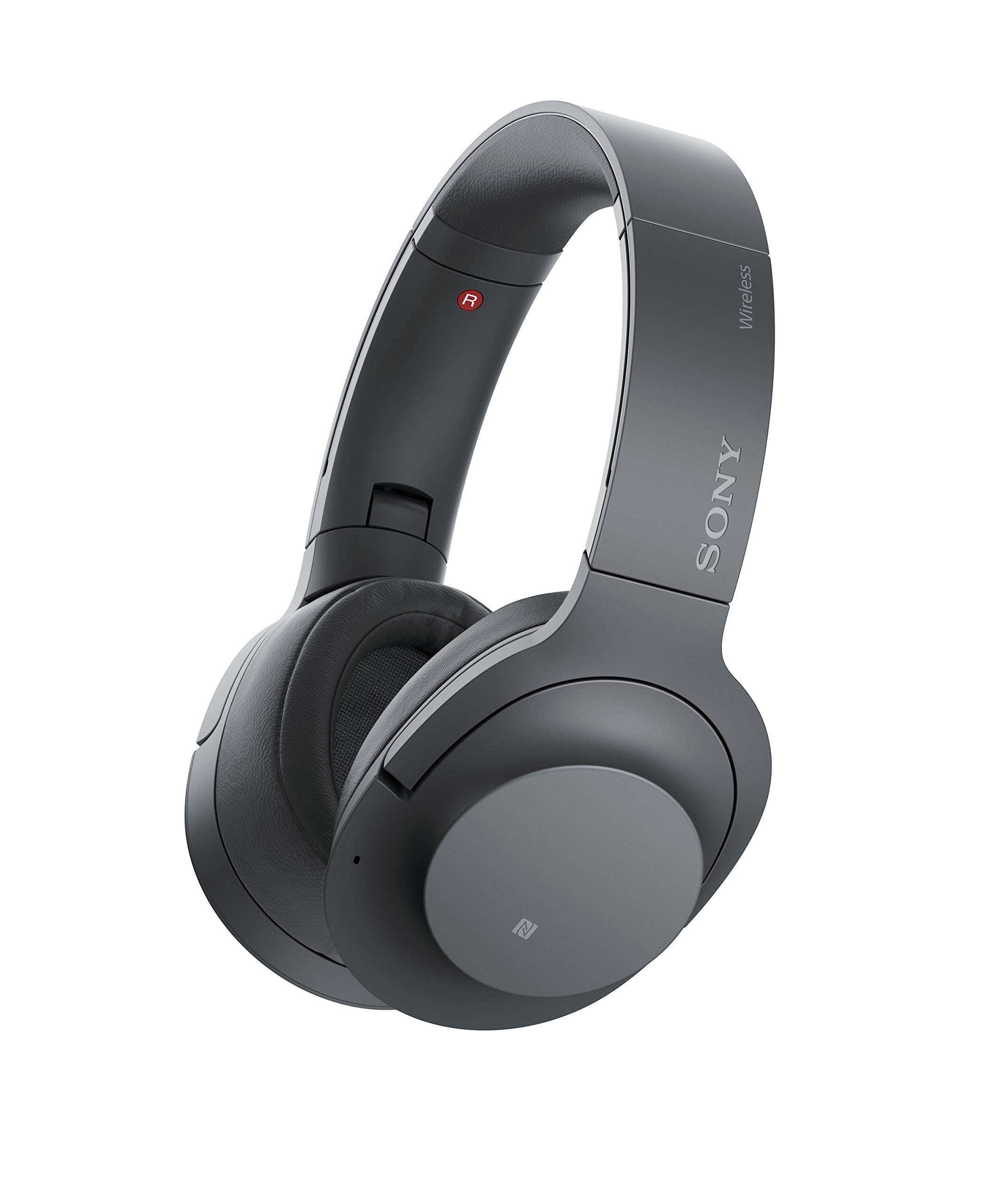 Sony WH-H900N h.ear on 2 Wireless Bluetooth Over-Ear Headphones with Active Noise Cancellation & Hi-Res Audio - Black/Grey (Renewed) - Perfect for Travel, Commuting & Office Use