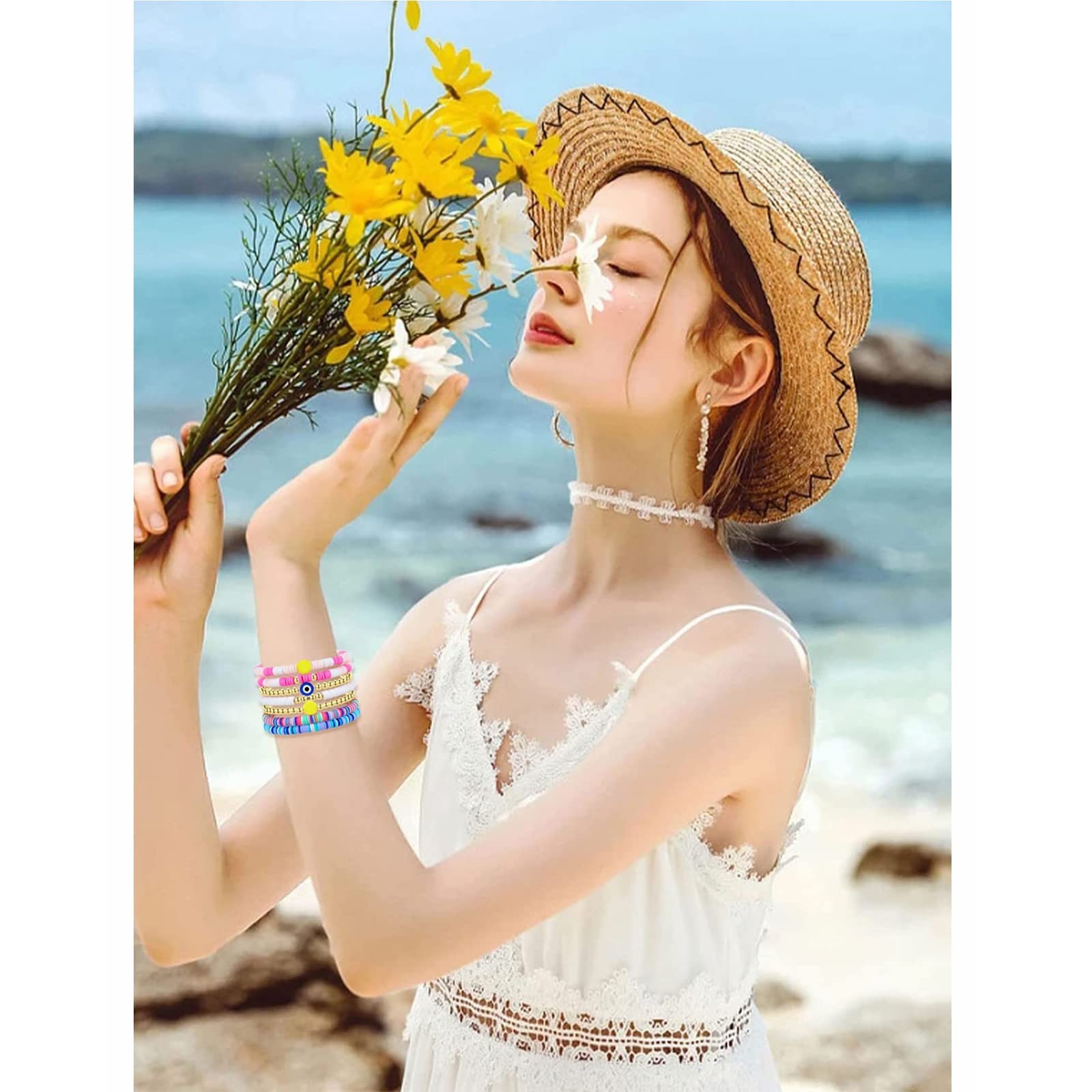 Gold Arm Cuff Bracelet for Women - Chunky Statement Bangle Arm Jewelry - Perfect for Summer Dresses, Boho Outfits & Festival Accessories