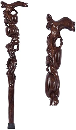 Premium Wooden Canes & Walkers for Seniors - Adjustable Adult Crutches with Durable Construction & Elegant Design - Mobility Aid for Elderly, Post-Surgery Recovery & Daily Support - Perfect for Indoor/Outdoor Use & Stability Assistance