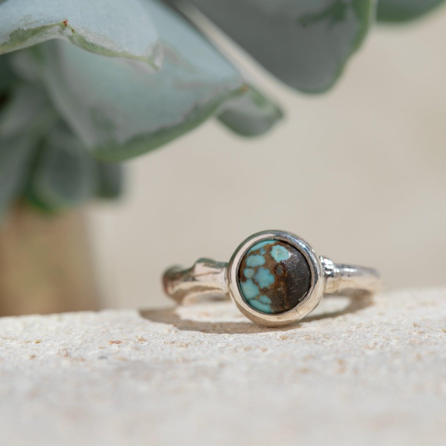 Turquoise Branch Ring - Elegant Bohemian Jewelry for Women, Handmade Sterling Silver Nature-Inspired Ring | Perfect for Festivals, Weddings & Everyday Boho Style