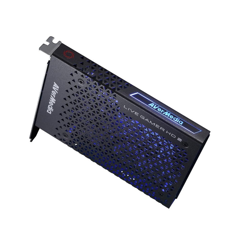 AVerMedia Live Gamer HD 2 GC570 PCIe Internal Game Capture Card - 1080p 60fps Recording & Streaming for Xbox Series X/S, PS5, Nintendo Switch, PC - Multi-Card Support & Ultra-Low Latency Pass-Through | Perfect for Professional Gamers & Content Creators