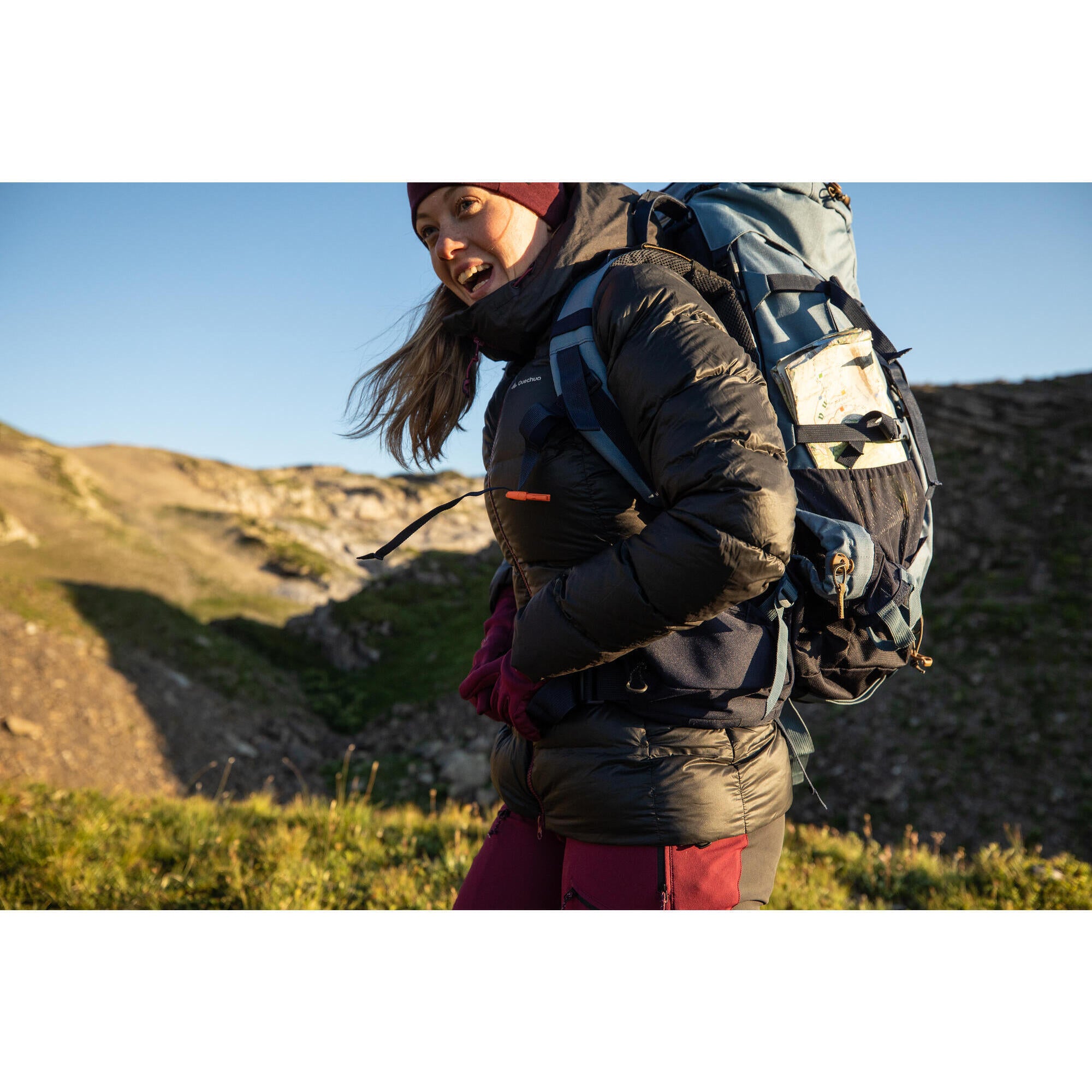 Forclaz Women's MT900 Hooded Down Puffer Jacket - Lightweight Winter Coat for Hiking, Skiing & Outdoor Activities | Waterproof Insulated Parka for Cold Weather