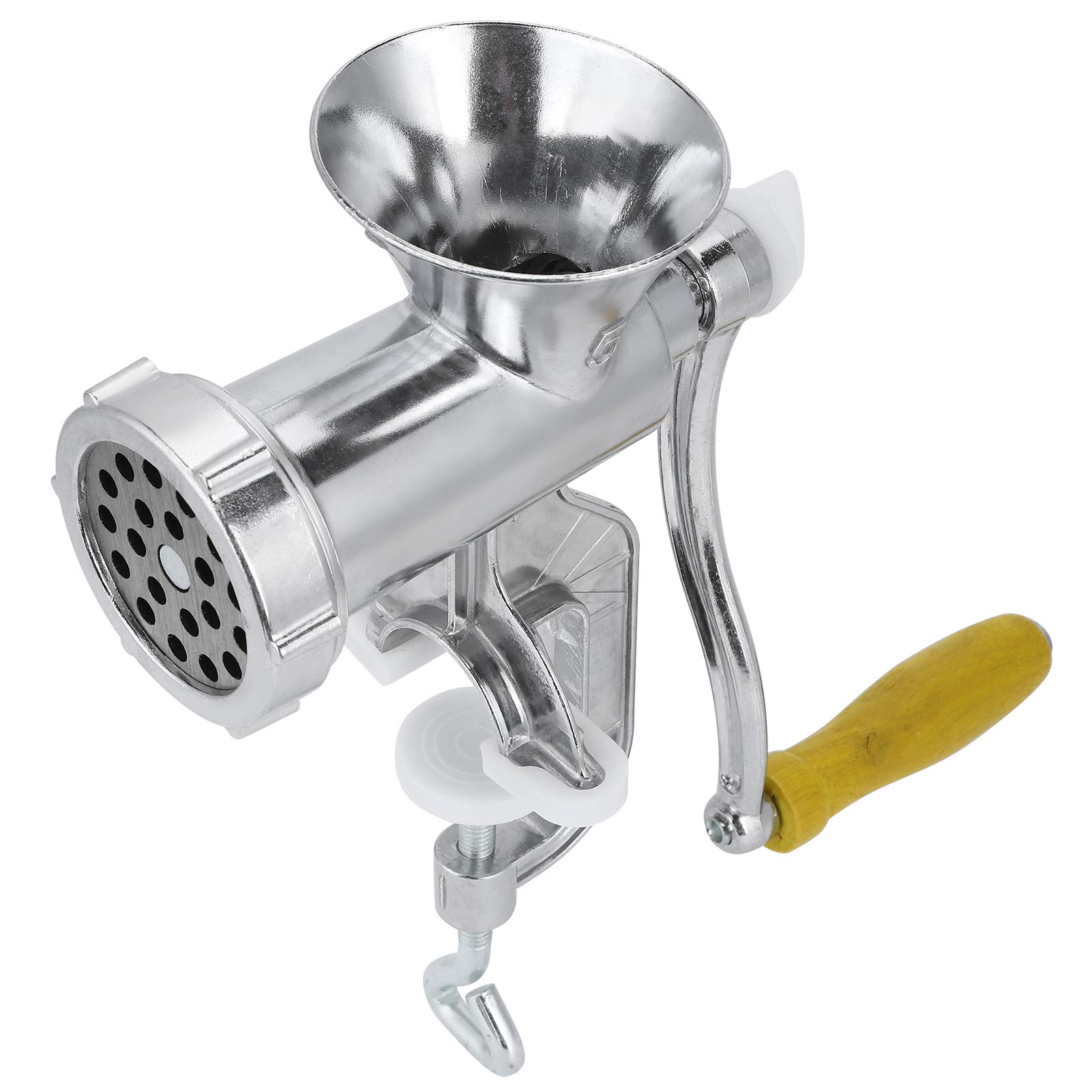 Premium Manual Aluminum Alloy Meat Grinder - Heavy Duty Sausage Maker & Spice Grinder for Kitchen, Camping & Outdoor Cooking | Multi-functional Home Meat Processing Tool for Beef, Pepper & Herbs