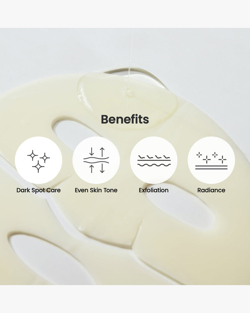 Biodance Radiant Vita Niacinamide Deep Hydrating Face Mask - Brightening & Pore Minimizing Treatment for Glowing Skin - Perfect for Nighttime Skincare Routine & Spa Days