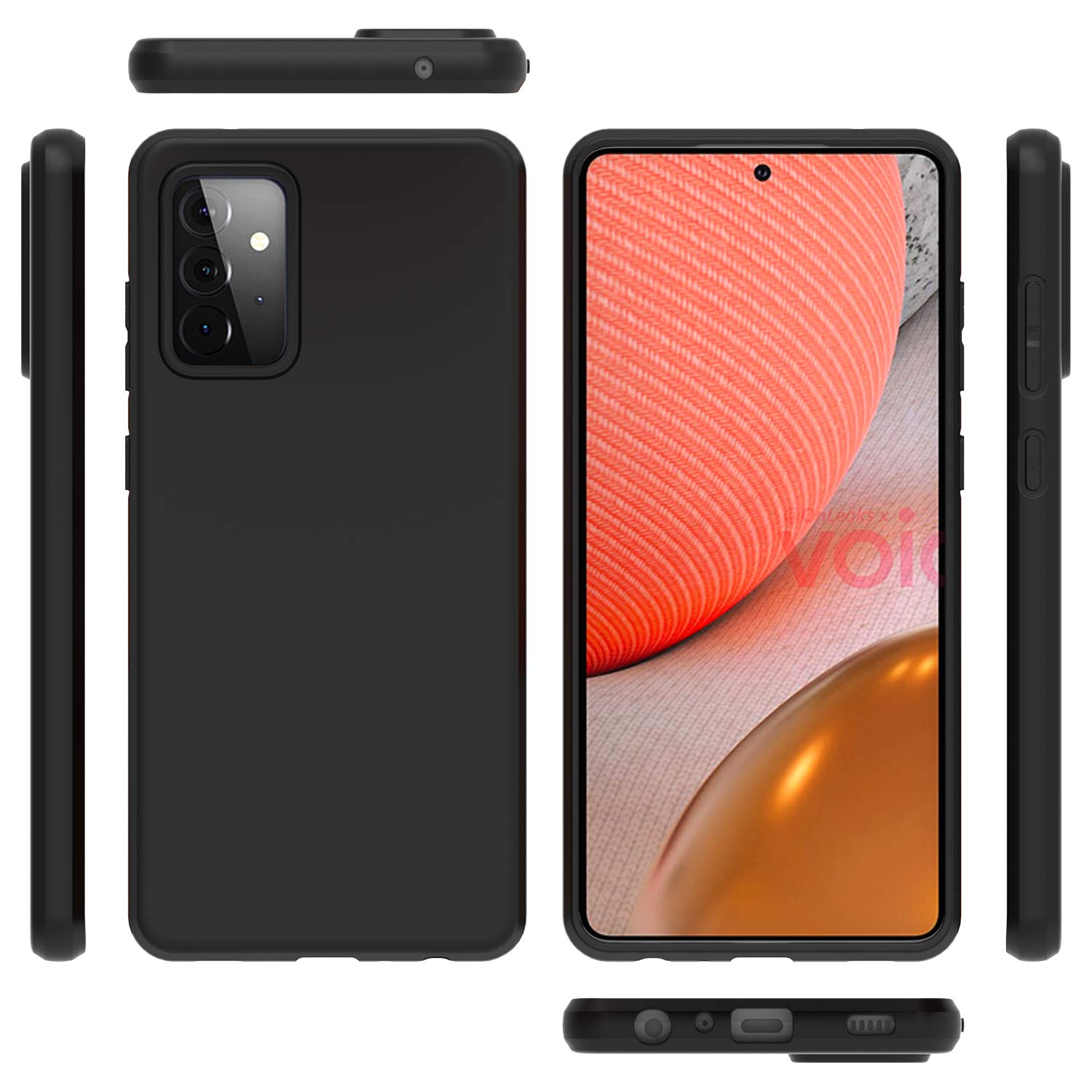 Slim TPU Case for Samsung Galaxy A52 - Black | Durable Protection