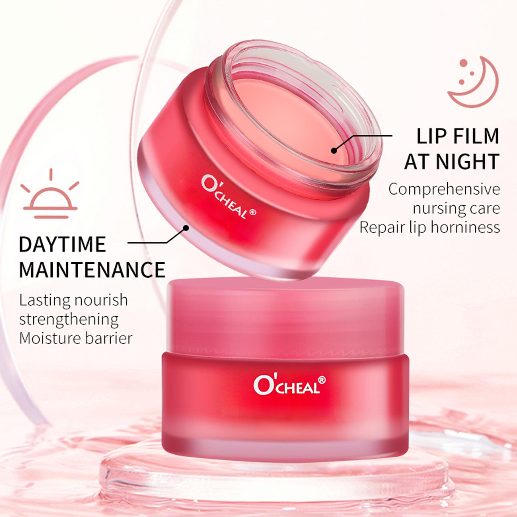 **Overnight Lip Sleeping Mask for Dry, Chapped Lips – Hydrating & Repairing Lip Balm for Women & Men – Long-Lasting Moisturizing Lip Care for Soft, Smooth Lips | Perfect for Nighttime Use & Winter Lip Care**