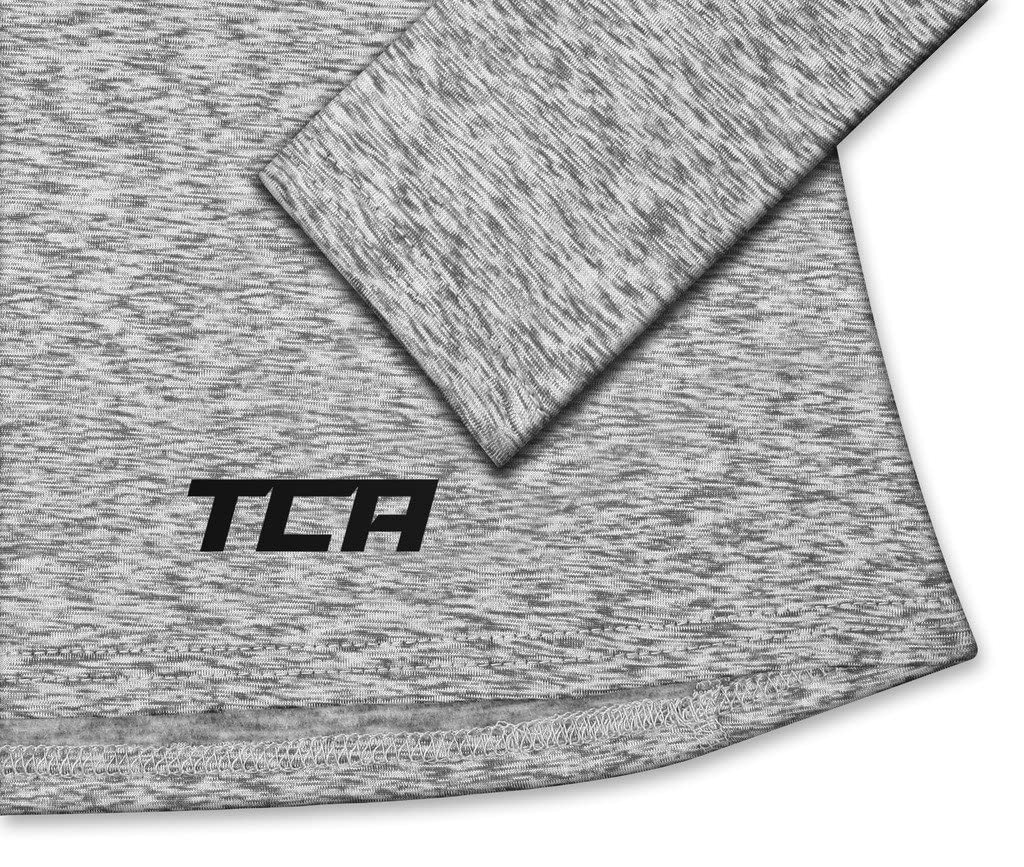 TCA Women's Thermal Running Top - Funnel Neck Warm-Up Shirt for Cold Weather Workouts & Outdoor Activities