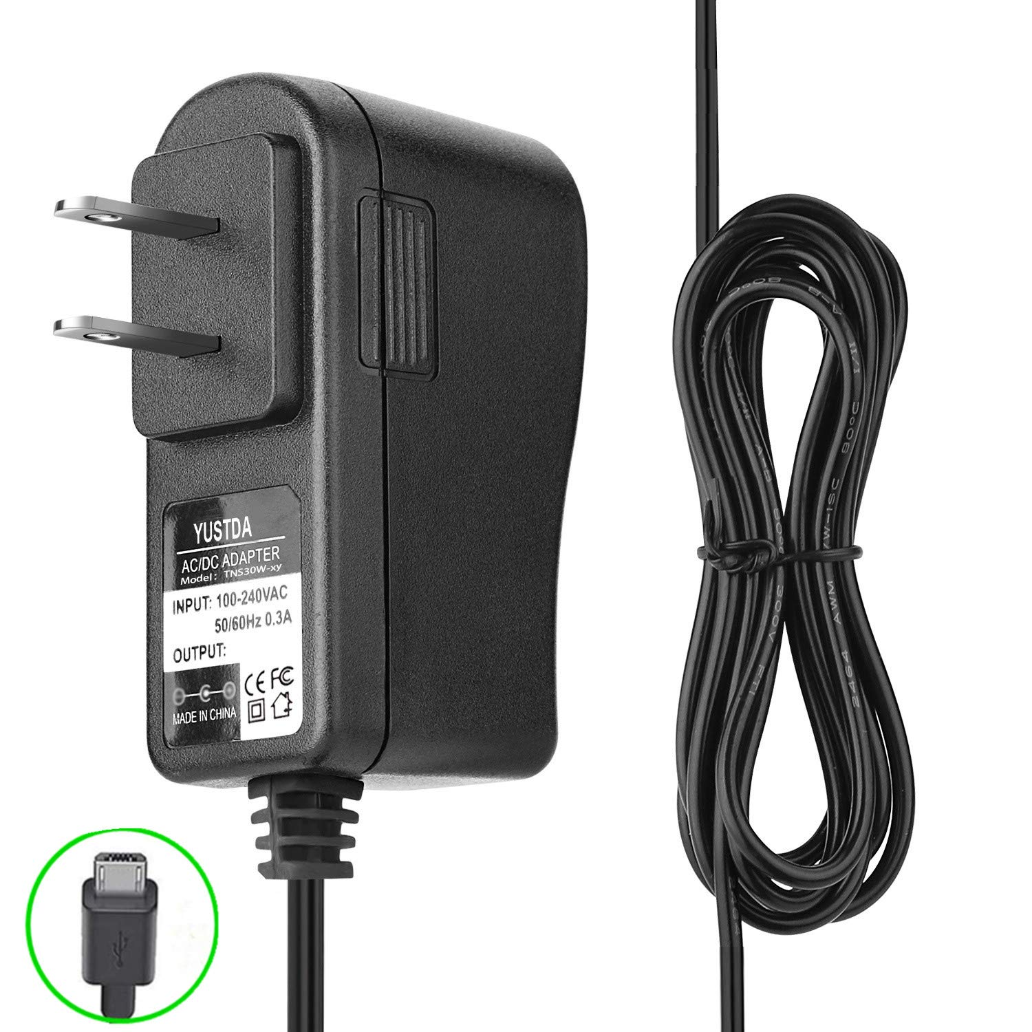Yustda AC/DC Adapter Power Supply for Sherwood EXM-30 Wireless Bluetooth Speaker - Compatible with EXM30 Indoor/Outdoor Audio System - Wall Charger & Battery Replacement - Perfect for Home, Party, and Outdoor Entertainment