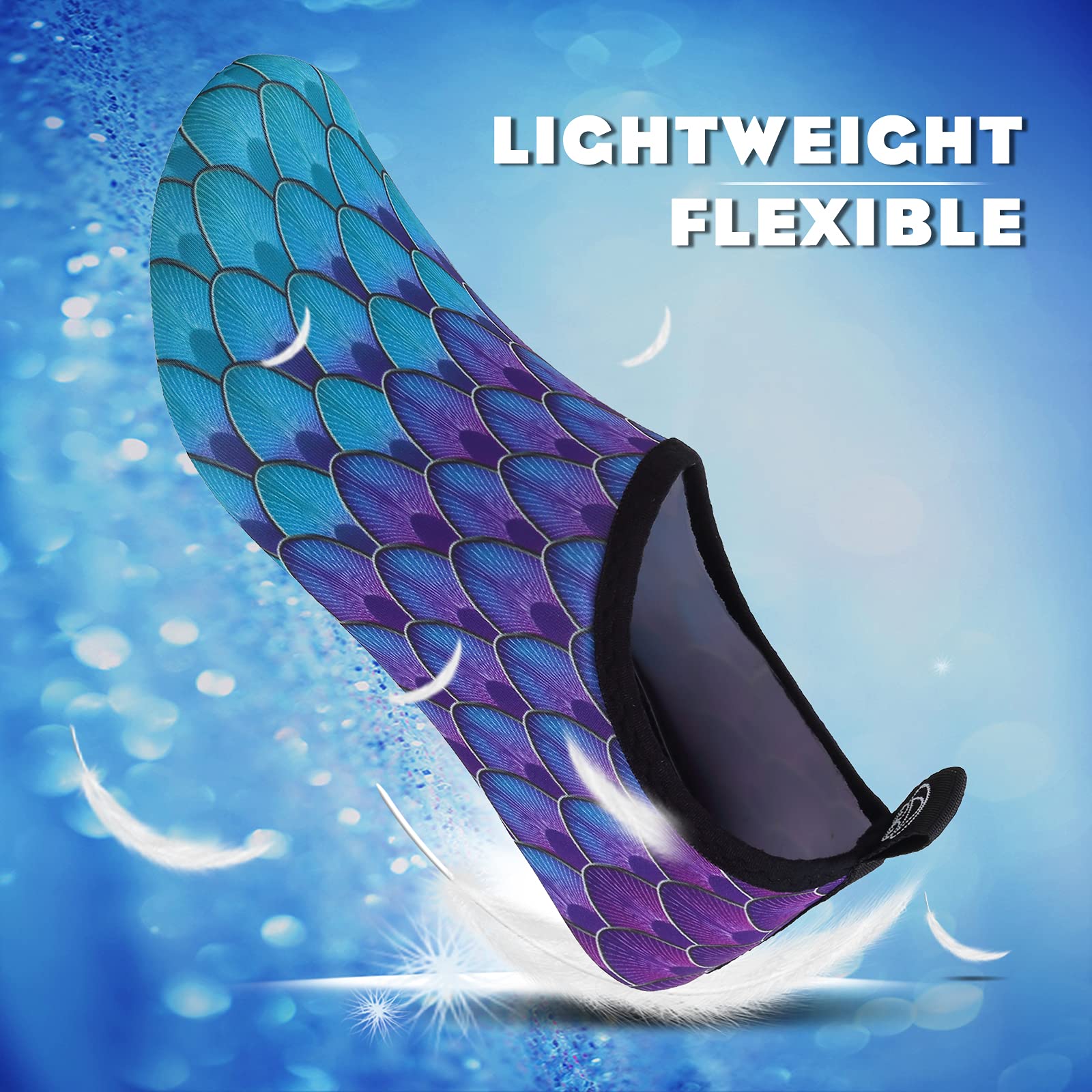 Best Water Shoes for Swimming - Barefoot Protection for Beach, Pool & Water Sports - Men & Women's Quick-Dry Aqua Socks (Ideal for Surfing, Kayaking, Snorkeling & Beach Walks)