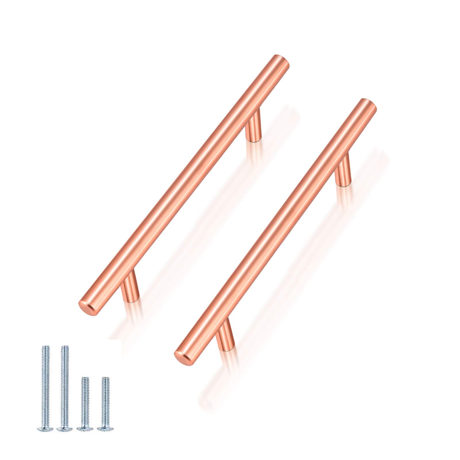 Rose Gold Brushed Stainless Steel Cabinet Pulls - 3-3/4