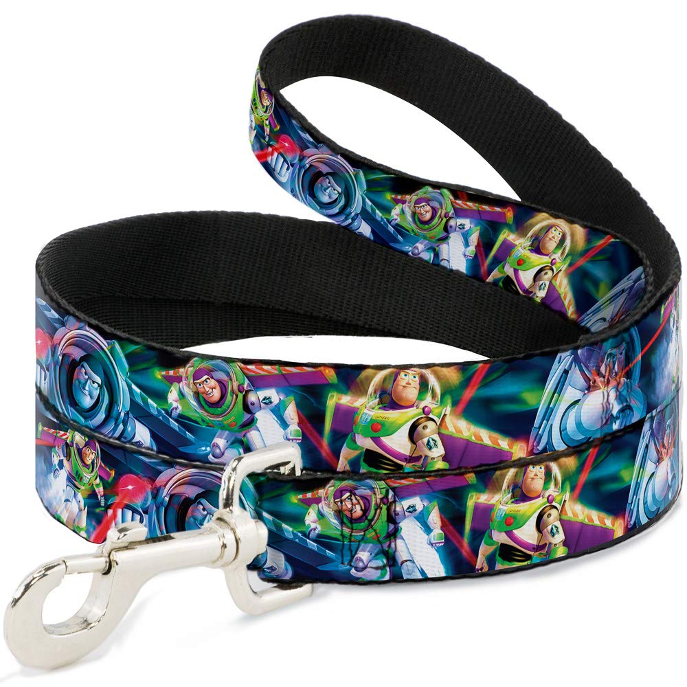 Buzz Lightyear Themed Dog Leash - 4 Feet Long, 1.0 Inch Wide Durable Pet Walking Accessory for Small to Medium Dogs - Perfect for Outdoor Adventures, Cosplay Events & Disney Fans