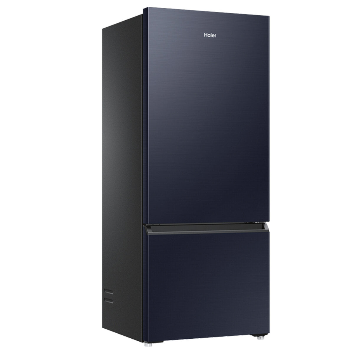 Haier 433L Bottom Mount Refrigerator Black HRF420BEC - Energy Efficient French Door Fridge for Kitchen, Home & Office Use