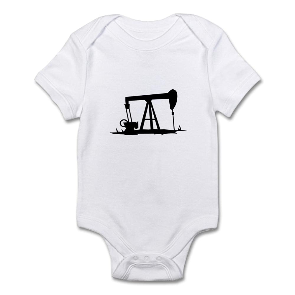 Oil Well Silhouette Baby Bodysuit - Cute Infant Onesie for Boys & Girls | Perfect for Family Photos, Playtime & Nursery Outfits