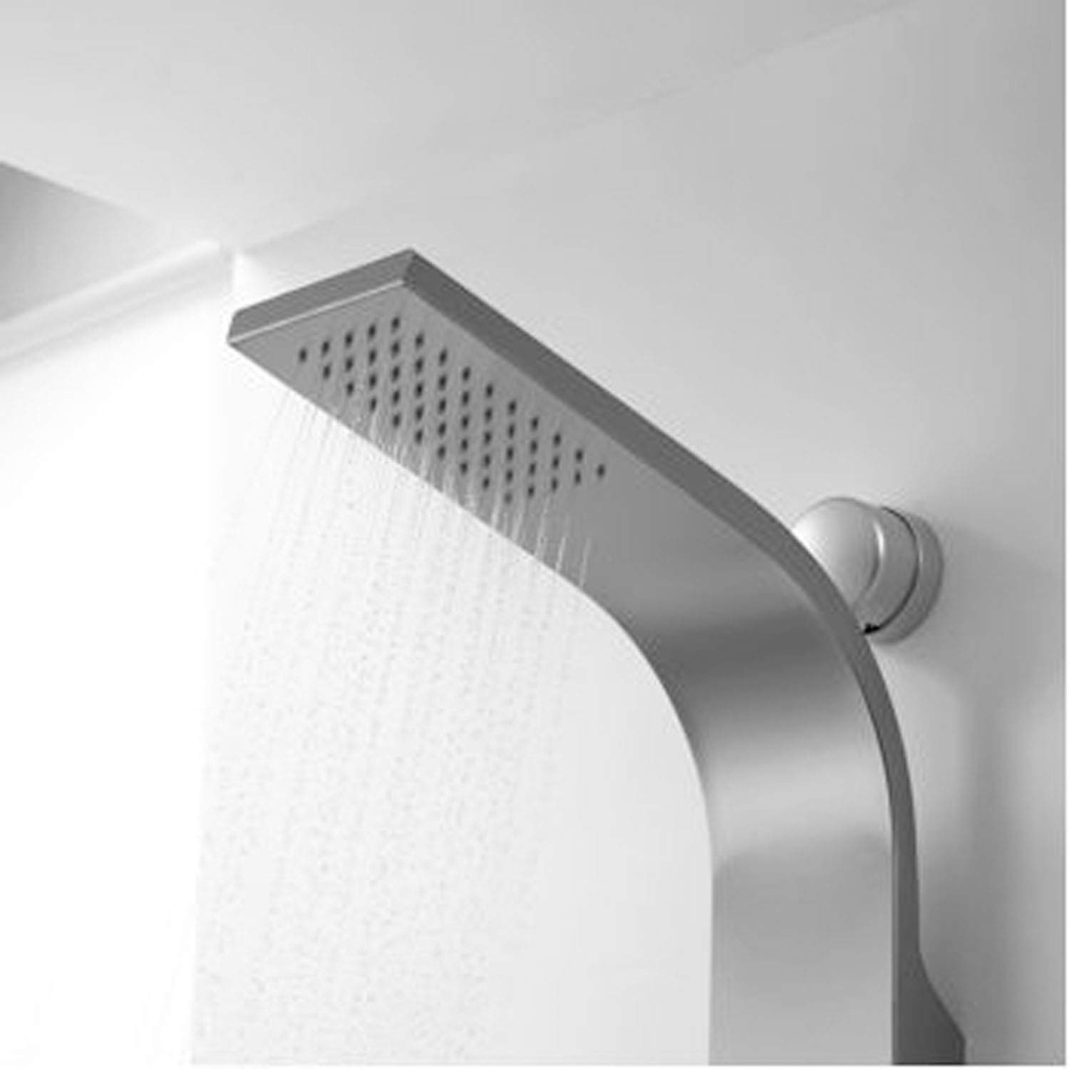 Vista XI Modern Pressure Balanced Shower Panel System with Rain Shower Head - Chrome Finish for Luxury Bathroom Upgrade | Spa-Like Shower Experience