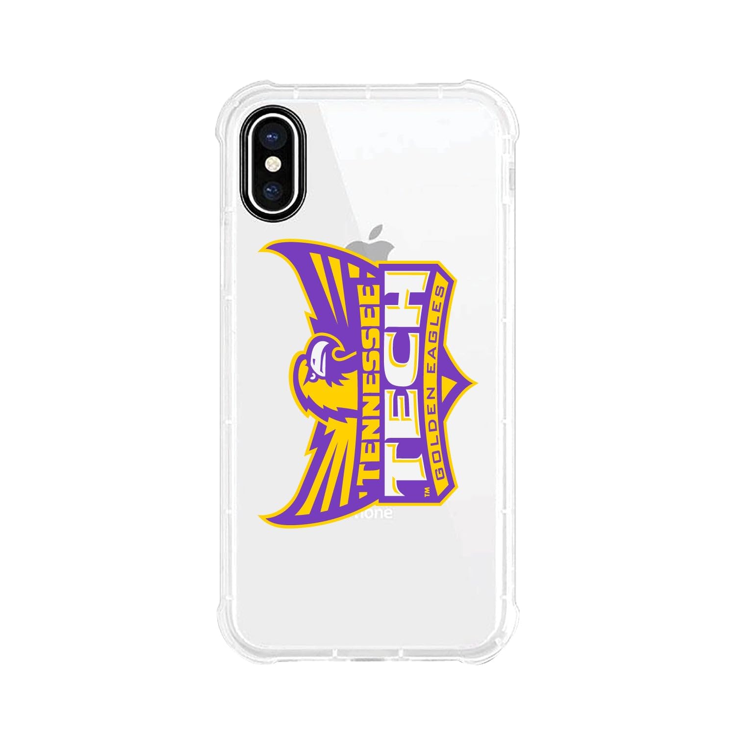 Durable OTM Essentials iPhone 13 Pro Case with Tough Edge Protection - Tennessee Tech University Themed Classic White Phone Cover for Everyday Use & Campus Life