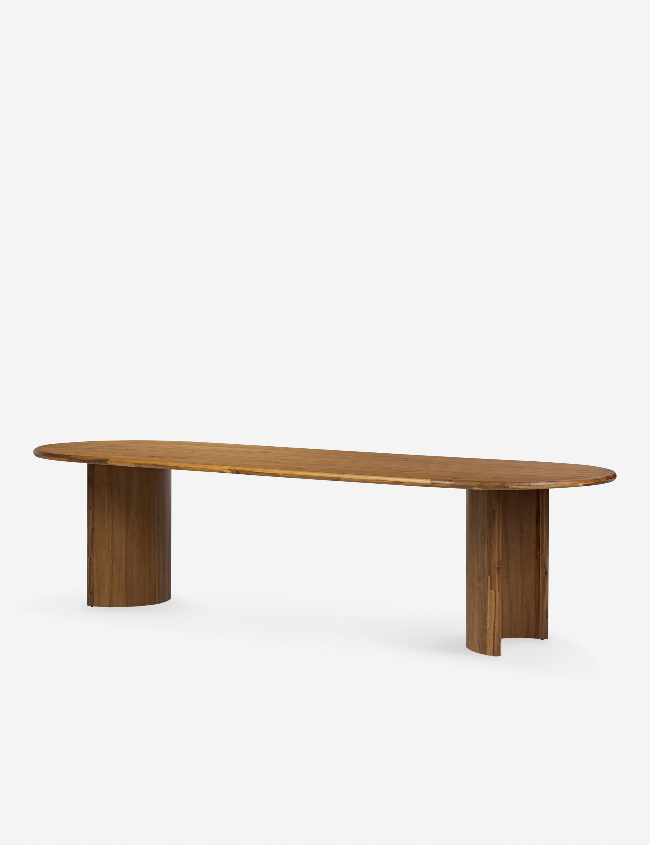 Gilda Oval Dining Table - Modern Wooden Kitchen Table for 6 - Perfect for Family Dinners & Entertaining Guests