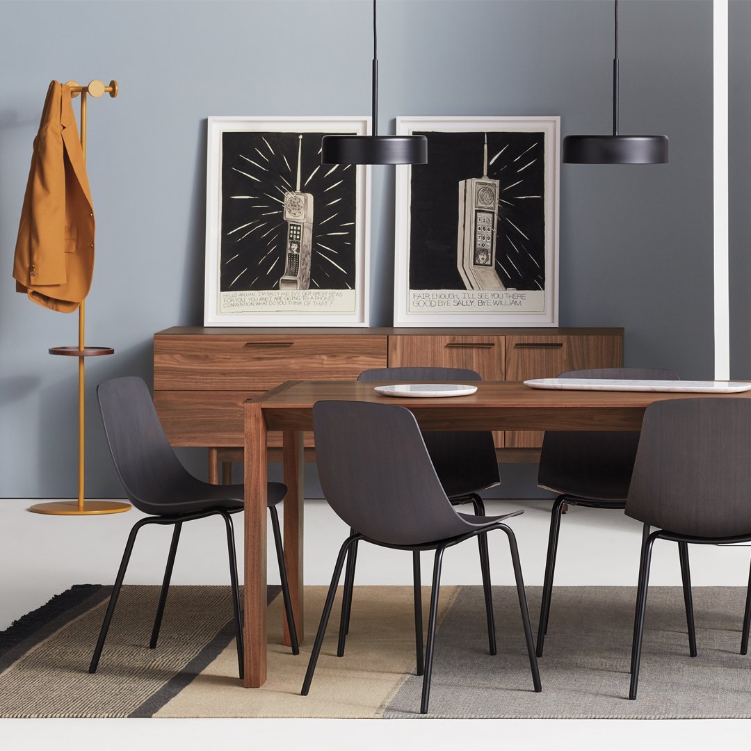 Modern Clean Cut Dining Chair - Sturdy & Comfortable for Kitchen, Dining Room & Office | Perfect for Home & Restaurant Use