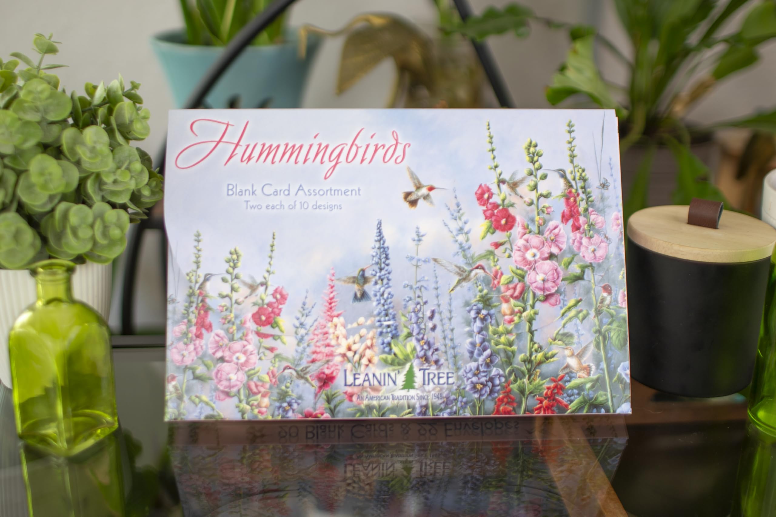 Leanin' Tree Hummingbird Blank Note Cards Set - 20 Elegant Stationery Cards & 22 Envelopes for Personalized Messages, Thank You Notes, Wedding Invitations - Perfect for Birthdays, Anniversaries & Special Occasions