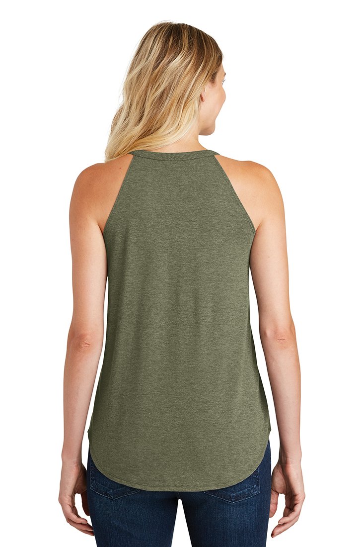 St. Patrick's Day 'Let's Get Blarney Stoned' Women's Tri-Rocker Tank Top - Perfect for Irish Pub Crawls & Festive Celebrations