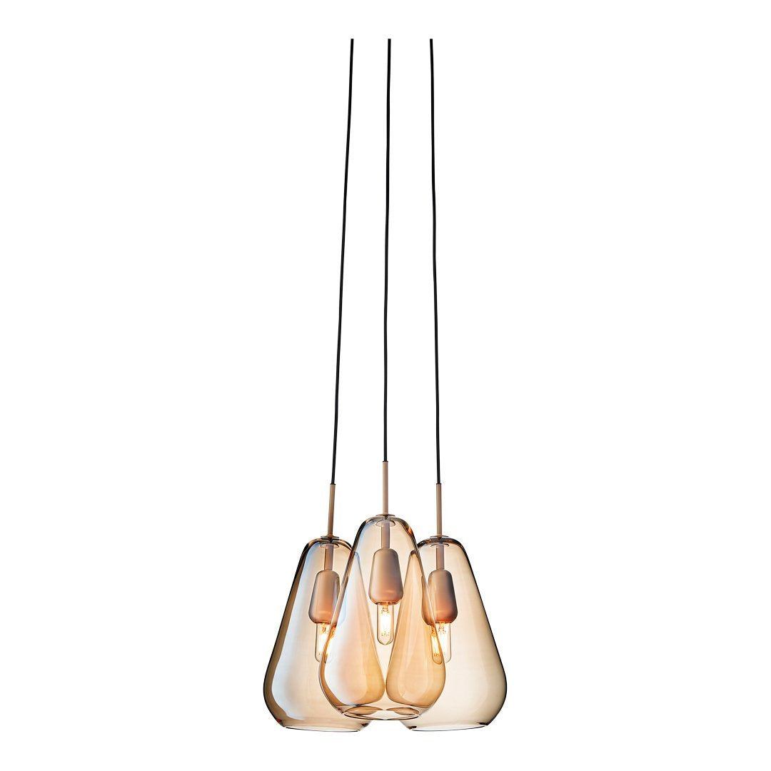 Anoli 3-Light Crystal Chandelier - Modern Elegant Ceiling Light Fixture for Dining Room, Bedroom, Living Room & Foyer Decor