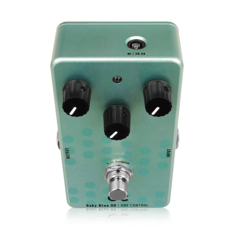 Baby Blue Overdrive Guitar Effects Pedal - Vintage Tone & Smooth Saturation for Blues, Rock & Indie Music