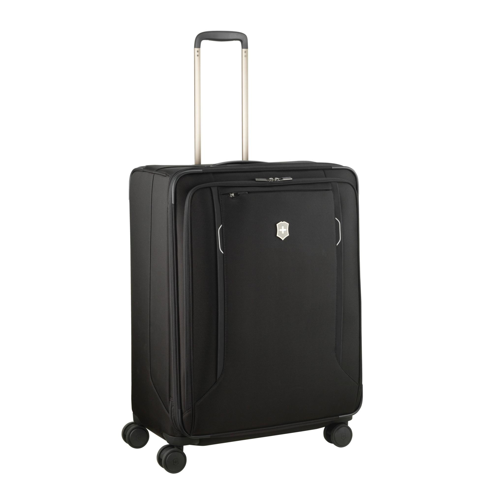 Victorinox Werks Traveler 6.0 Large Upright Luggage - Durable Expandable Suitcase with Spinner Wheels for Business Travel & Vacation - Perfect for Airplane Carry-On & Checked Baggage