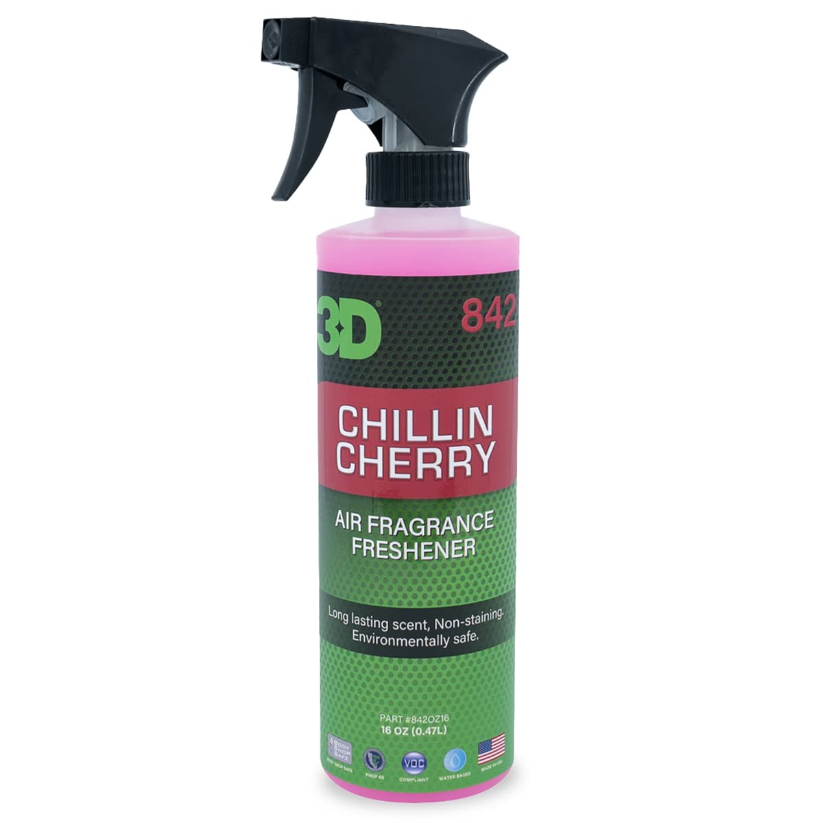 3D Car Air Freshener - 16oz Long-Lasting Chillin Cherry Scent | Eliminate Odors & Freshen Your Car Interior | Perfect for Road Trips, Daily Commutes & Gifts