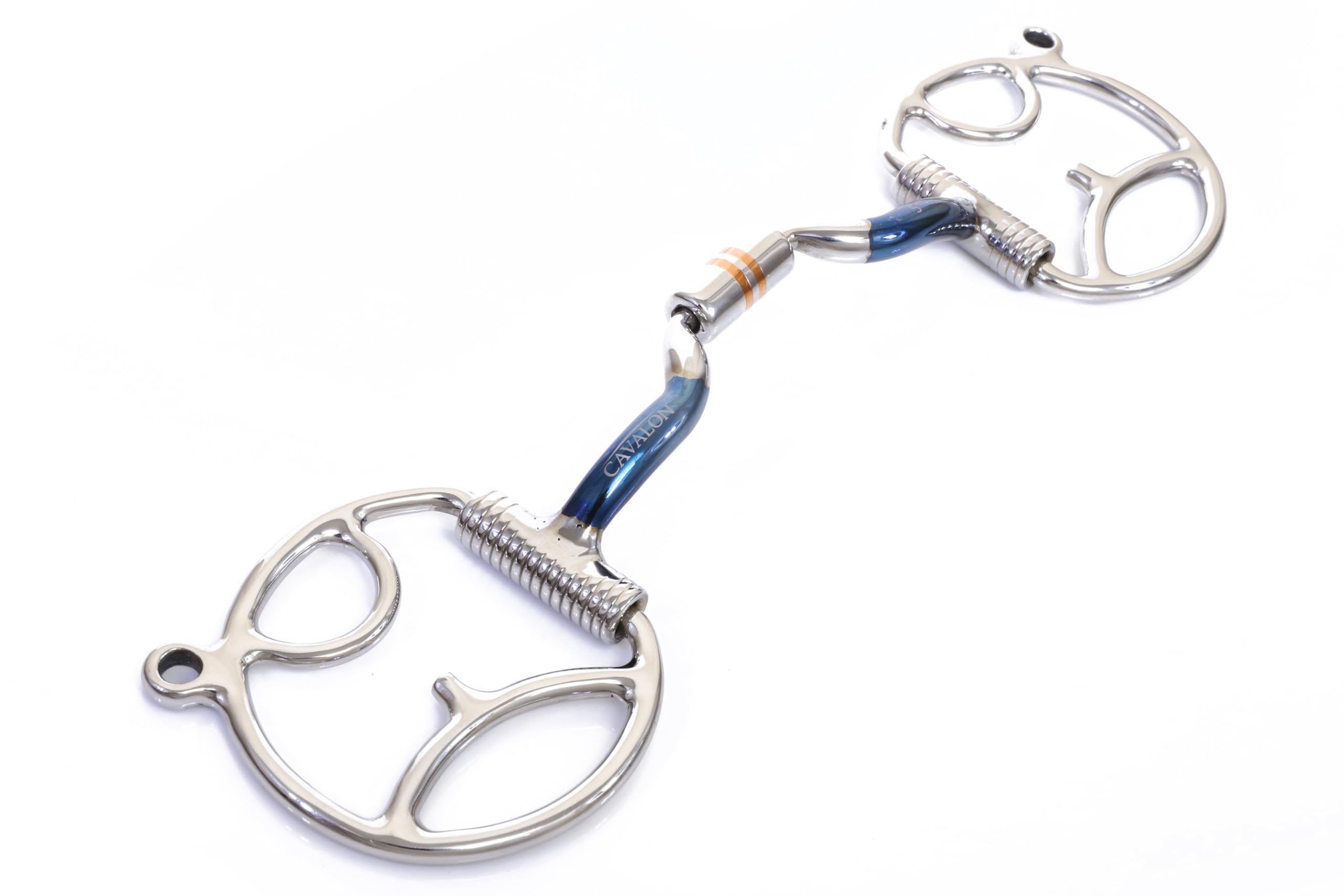 Western D-Ring Snaffle Bit with Sweet Iron Low Port Barrel - Comfortable Horse Training Bit for Dressage, Trail Riding & Western Riding