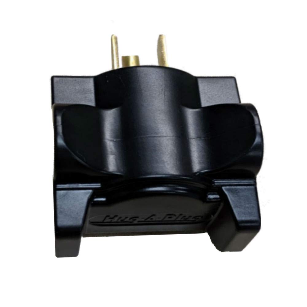 4 Pack Dual Outlet Wall Adapter - Space Saving Electrical Plug Extender for Home & Office - Black DG1.B.4.48-BK - Perfect for Bedrooms, Kitchens and Dorm Rooms