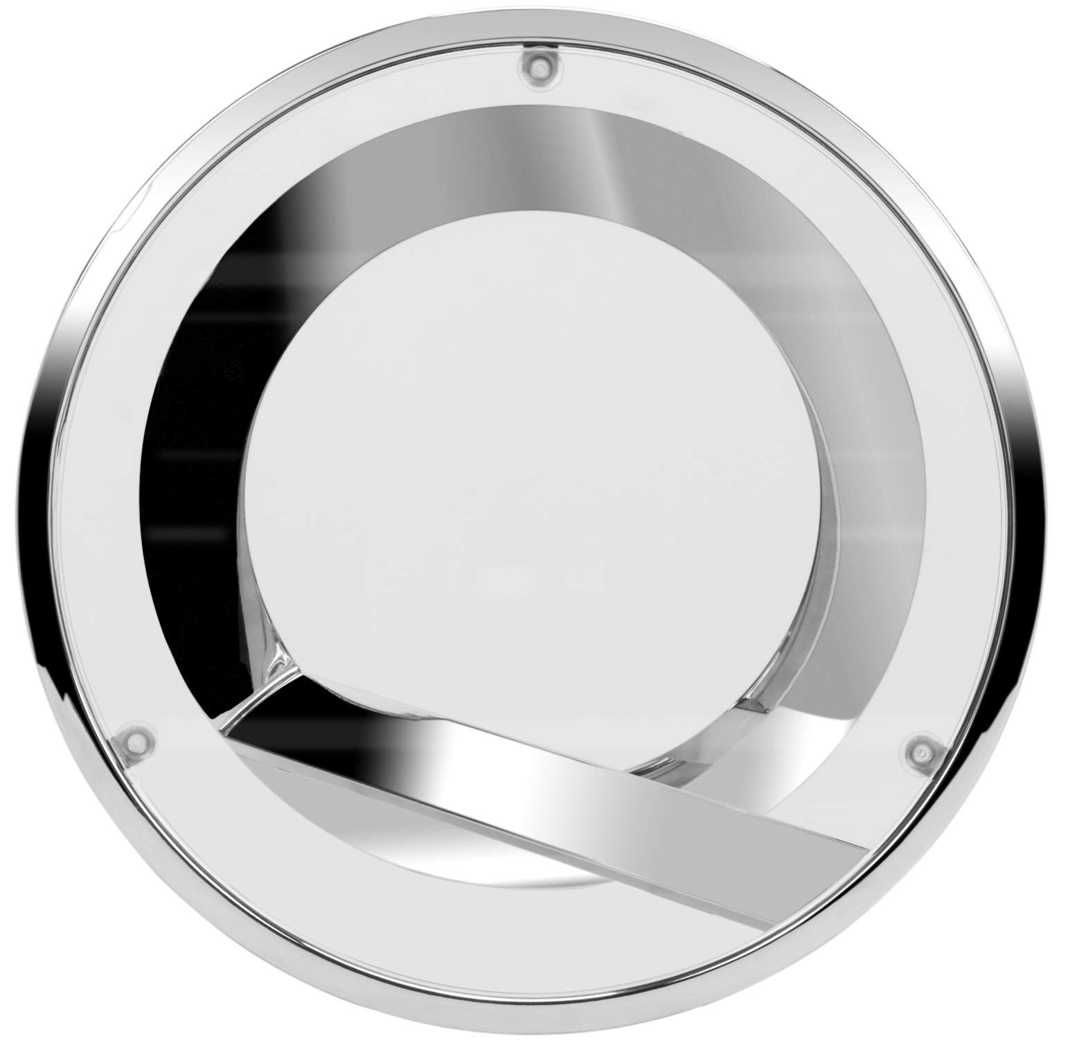 Safavieh Couture Home Mariana Chrome Stainless Steel Glass Top End Table - Modern Side Table for Living Room, Bedroom & Office Decor