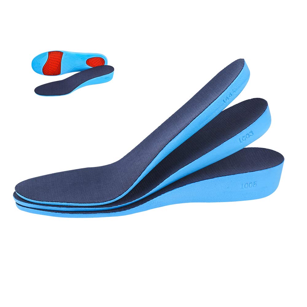 Height Increasing Insoles for Men & Women - 1.7cm/2.3cm/3.6cm Air Cushion Shoe Lifts - Invisible Taller Heel Inserts with Support & Comfort | Breathable Soft Orthotic Insoles for Daily Wear, Work, Dating & Special Occasions