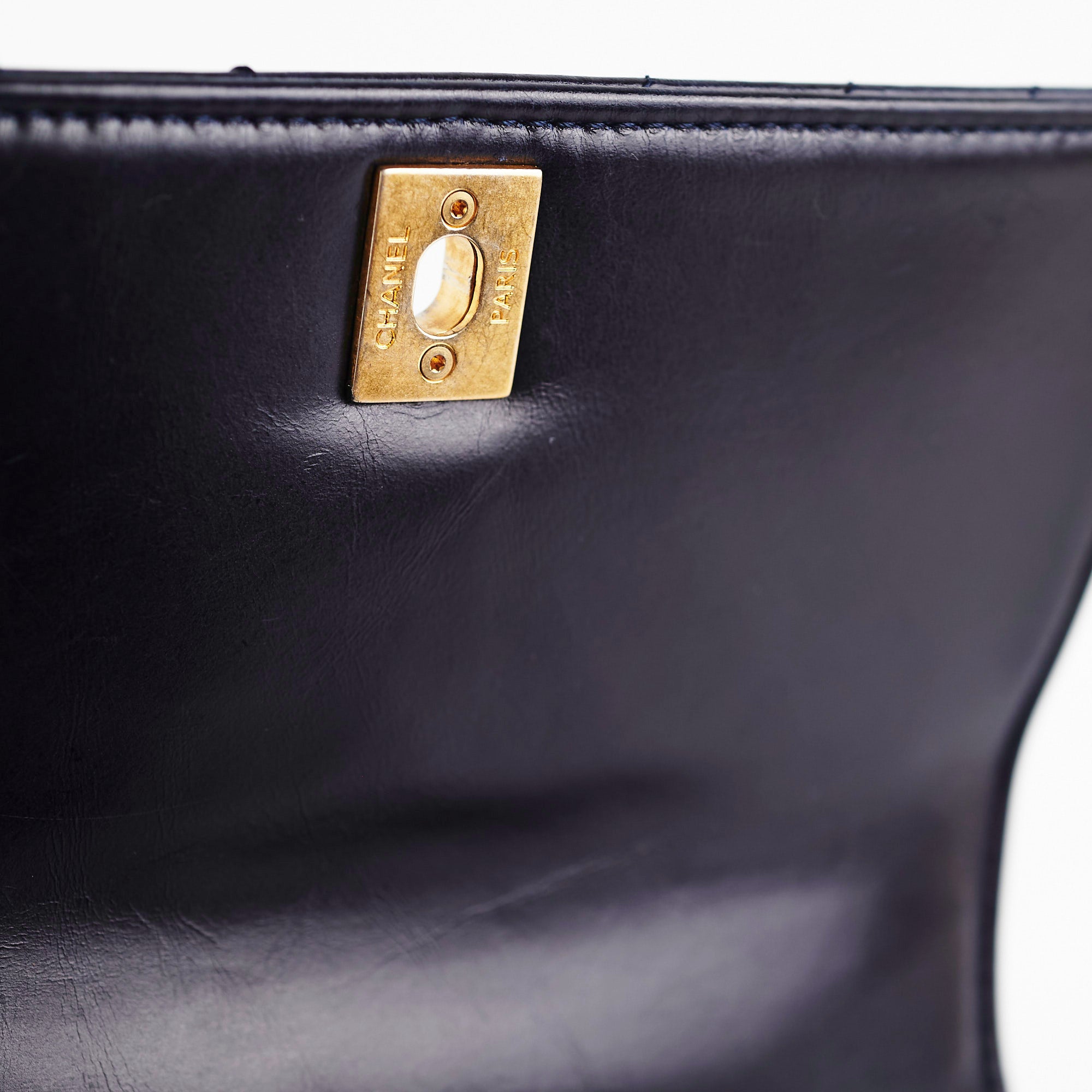 Chanel Small Coco Handle Bag in Dark Navy Blue - Luxury Crossbody Shoulder Bag for Women, Perfect for Work, Date Night & Special Occasions