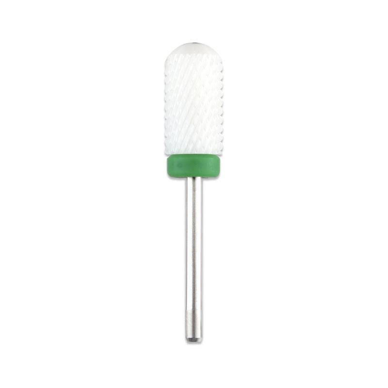 Professional Ceramic Barrel Smooth Top Nail Drill Bit for Manicure & Pedicure - Perfect for Acrylic Nails, Gel Polish Removal & Nail Art - Salon & Home Use