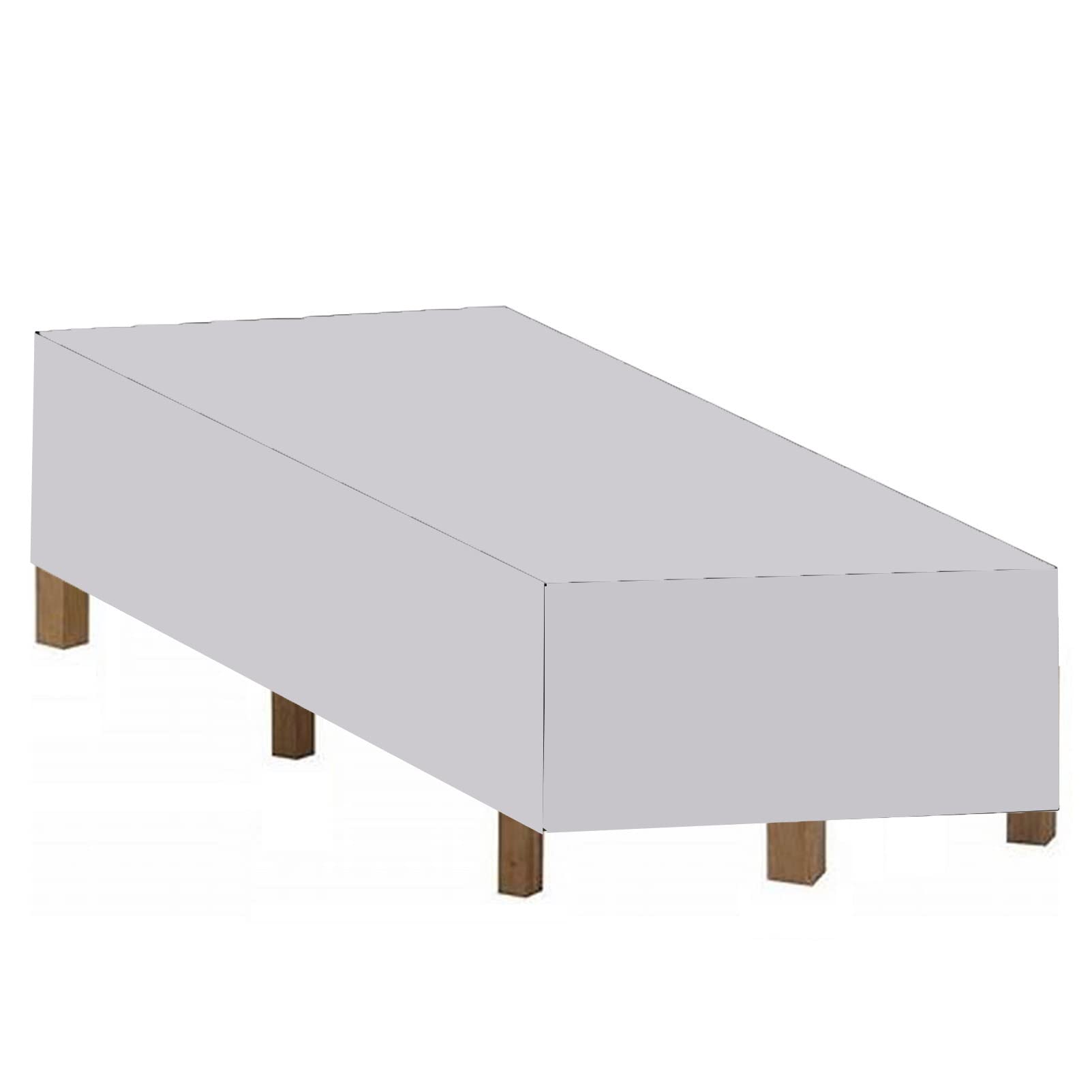 Waterproof 61x42x28in Cube Garden Furniture Covers - Heavy Duty Tear Resistant Oxford Fabric for Outdoor Patio Tables - Windproof Rattan Furniture Protection - Perfect for Backyard, Deck, and Poolside Use