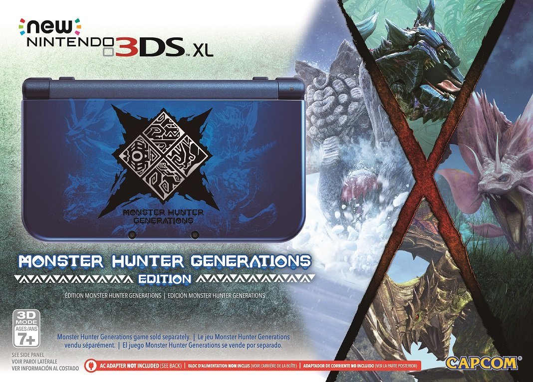 Refurbished Nintendo 3DS XL Monster Hunter Generations Edition - Portable Gaming Console for Action RPG Fans | Perfect for Travel, Commuting & Home Entertainment