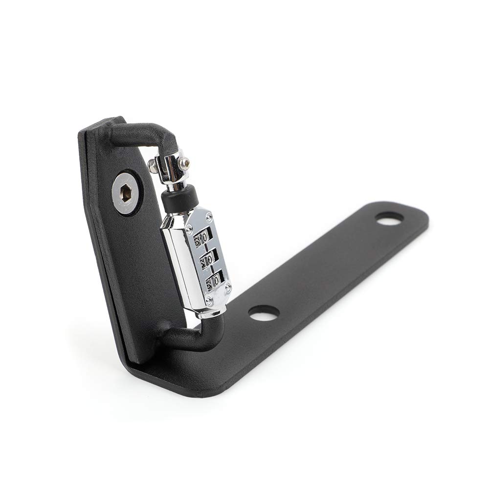 GUAIMI Motorcycle Helmet Lock - 4-Digit Combination Anti-Theft PIN Security Lock for Kawasaki Ninja 250/400 (2018-2020) - Perfect for Parking, Commuting & Road Trips