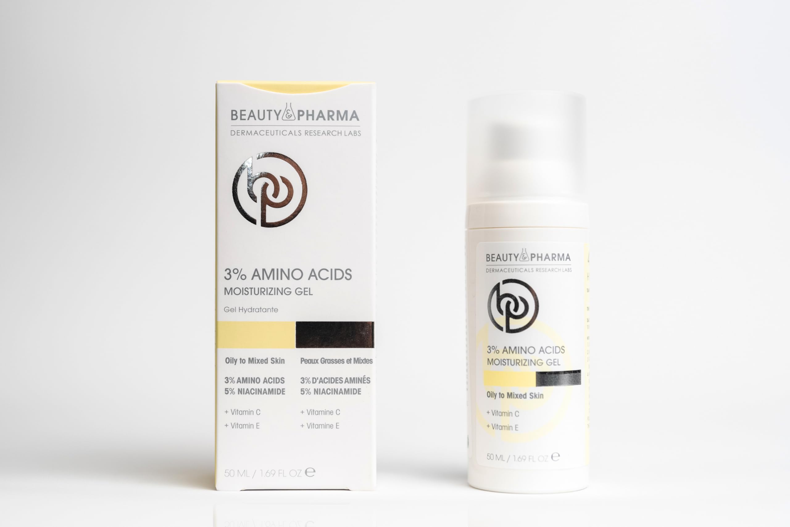 Beauty & Pharma Hydration Magic 3% Amino Acid Moisturizing Gel - Deep Hydration for Radiant Skin with Amino Acid Complex | Perfect for Dry Skin Care & Nighttime Hydration Routine