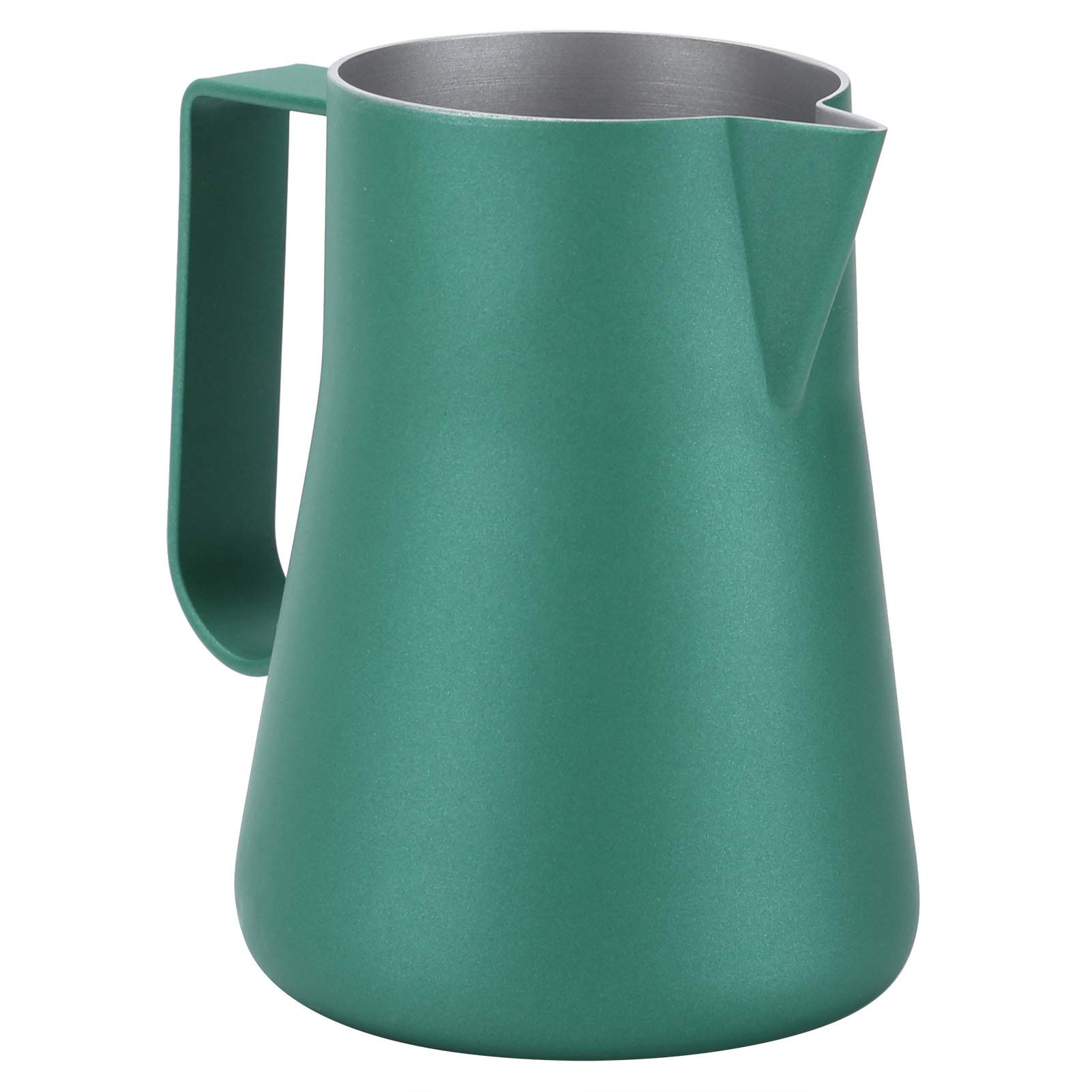 Premium 350ml Milk Frothing Pitcher - Ergonomic Handle, Non-Toxic & Odorless Coffee Steaming Jug for Latte Art (Green) - Perfect for Home Baristas & Coffee Shops