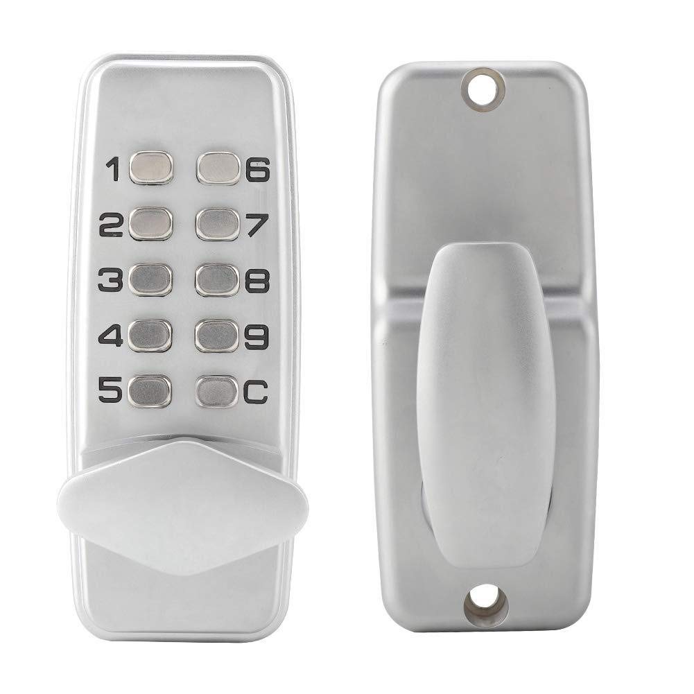 Loboo Idea Mechanical Keyless Door Lock - 6 Digit Code Entry, Secure Combination Door Lock for Garage, Hotel, Office, Studio, Warehouse & File Archives | Durable Keypad Lock for Home Security & Commercial Use