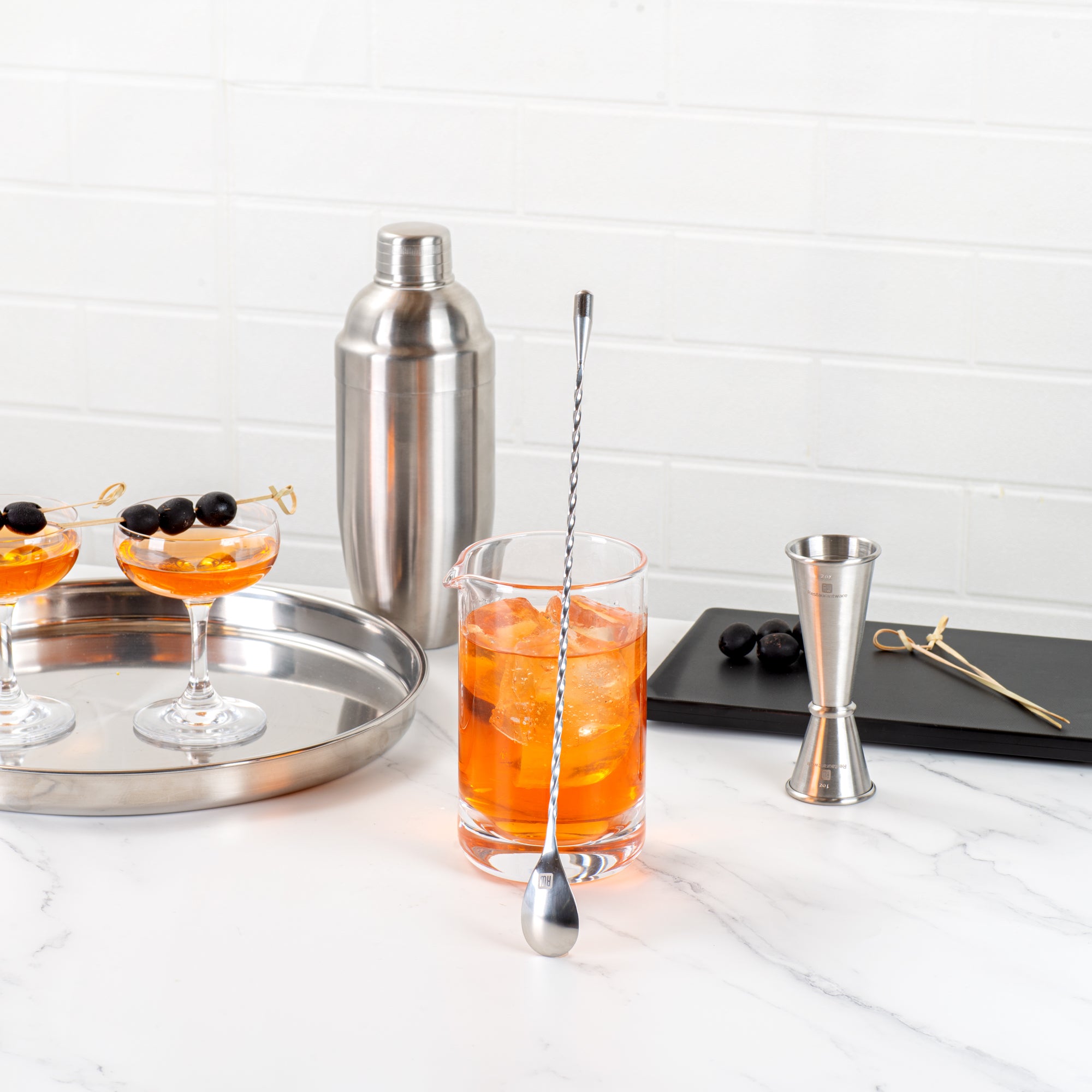 Premium Bar Lux Stainless Steel Belicoso Barspoon - 12