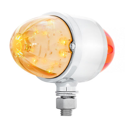 Double Sided Clear Amber & Red Watermelon LED Night Light - Perfect for Kids' Bedrooms, Nursery, and Home Decor